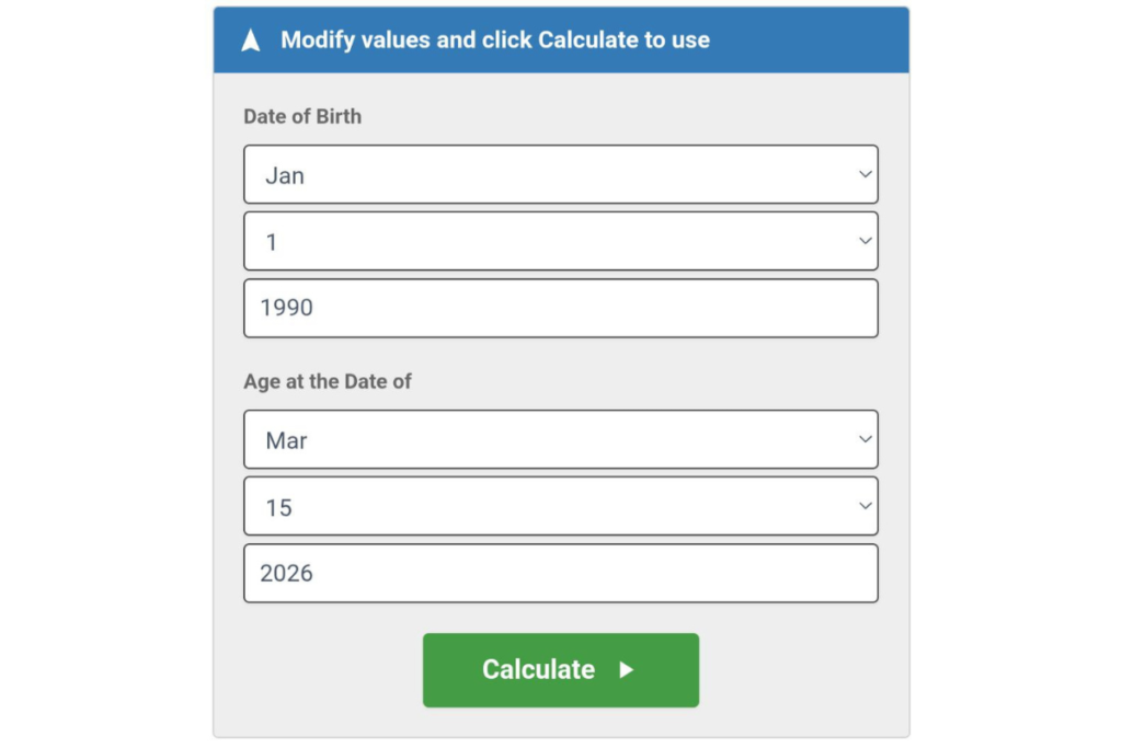 Age Calculator