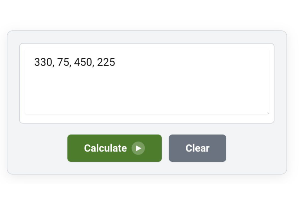 Greatest Common Factor Calculator